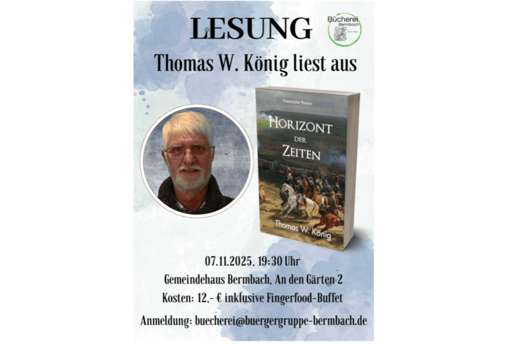 Lesung von Thomas W. König am 07.11.2025