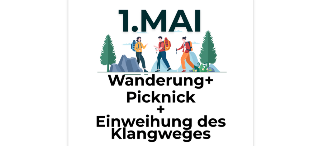 1. Mai - Picknick auf dem Dorfplatz
